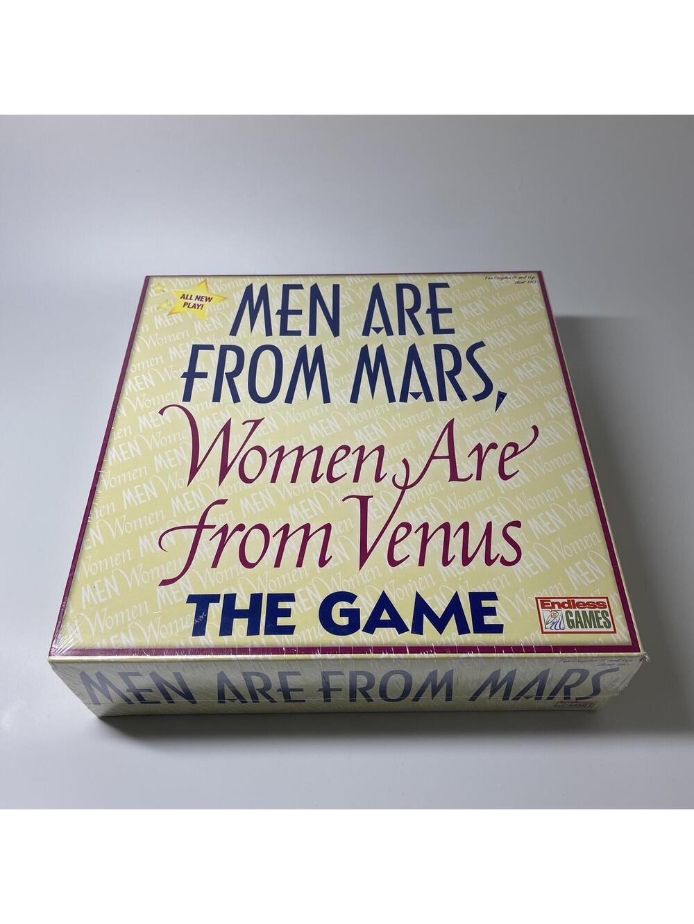 Vintage Men Are From Mars Women Are From Venus Game BRAND NEW Endless Games